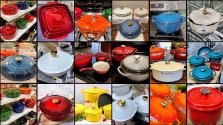 Le Creuset Collection || Le Creuset Cookware || Le Creuset enameled cast iron skillet || Le Creuset