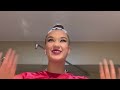 bun tutorial for rhythmic gymnastics competition tatiana cocsanova