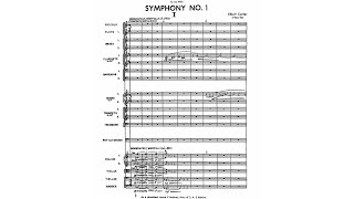 Elliott Carter - Symphony No. 1