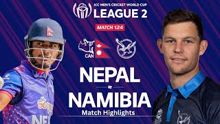 Nepal vs Namibia Match Highlights CWCL2 | Deepak Vlogs