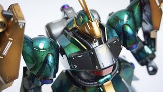 【ガンプラ】RE/100 ヤクト・ドーガ 天然石風に塗装してみました　(JAGD DOGA/gunpla/gundam/ガンダム/プラモデル/エアブラシ/キャンディ塗装)