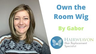 Own the Room Wig by Gabor | Heat Friendly Synthetic | GF9-24SS SS Iced Cafe Latte