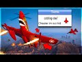 Intercept Trolling Cargo Jet Griefers With a NOKOTA!! GTA Online