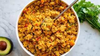 One-Pot Moroccan Couscous With Chickpeas (15-Minute Recipe)