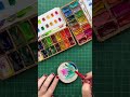 🎄DIY watercolor galaxy wood slice Christmas ornament using watercolor ground #handmadeornaments