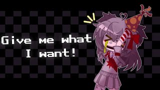 I'm asking nicely... Give me want I want! // Elizabeth Afton // FNaF [Gacha Club]