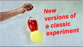 Upside down water glass trick.. IMPROVING A GREAT DEMONSTRATION