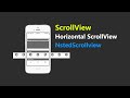 Android Studio: ScrollView | HorizontalSerollview | NstedScrollView