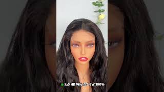 Ghair丨100% Human Hair 22 Inch 5x5 HD Thin Lace Body Wave 180% Density Wig