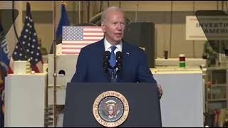 Biden: Trump said he would reclaim our country's manufacturing legacy then didn't build a damn thing