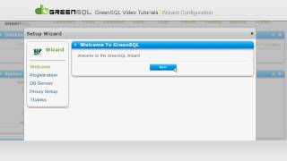 02 GreenSQL Configuration Wizard
