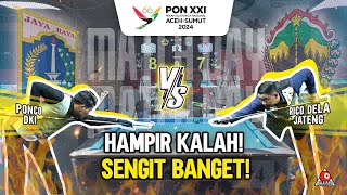 PON XXI Cabor Biliar: Ponco Manurung (DKI) vs Rico Dela (Jateng)