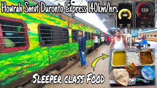 *140 Kmph par Chali Train* Howrah Bangalore SMVT Duronto Express Sleeper Class Journey