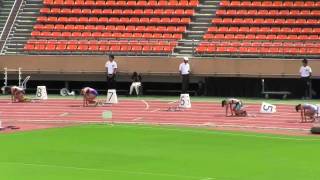 2011年第22回関東学生新人陸上競技選手権大会(9月17日) 女子200m 予選2組