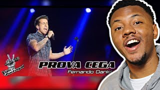 AMERICAN REACTS To Fernando Daniel - "When We Were Young" | Provas Cegas | The Voice Portugal