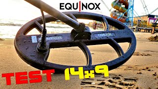 Metal Detecting Beach | Minelab Equinox \u0026 Coiltek NOX 14x9 Coil