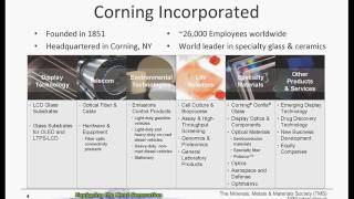 Materials Modeling in Corning R\u0026D