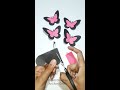 how to make paper butterfly easy double layer butterfly making beautiful paper butterfly shorts