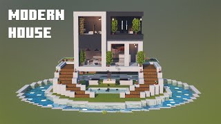 Minecraft: How To Build A Small Modern House Tutorial (#14)