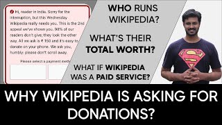 Why Wikipedia is asking for Donations | Tamil | Ganesh Krishnan | Startup Crew #25