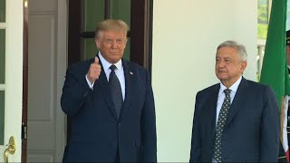 Trump, Lopez Obrador visit about trade, politics