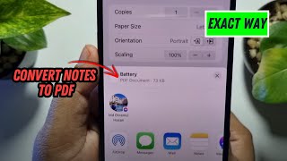 How To Convert Notes To PDF on iPhone