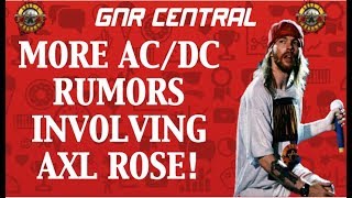 Guns N' Roses News:  AC/DC Rumors, American Dad Pokes Fun Of Axl Rose! Vicky Hamilton Shout Out!