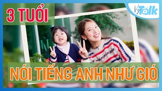 Annie 3 tuổi nói Tiếng Anh siêu đỉnh cùng Khánh Vy | VyTalk Ep.01 | Khánh Vy Official