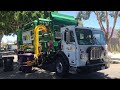 *BRAND NEW* Shiny Waste Management Peterbilt 520 McNeilus Zr on Long Beach Recycling!!!!!