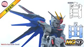 MGSD  Gundam Freedom 自由鋼彈 // 模型系列 // Gundam Seed