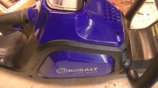 Reassembly of Kobalt 40v cordless hedge trimmer Part 2