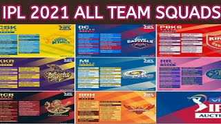 IPL 2021 All Teams Squads List | Players Auction List | IPL 2021 schedule, Date Time Table