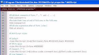 pgRUN: Change Maxscript Editor Colors Tutorial