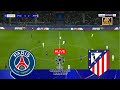 [LIVE] PARIS SAINT GERMAIN (PSG) vs ATLETICO MADRID Champions League 24/25 Full Match - PES 2021