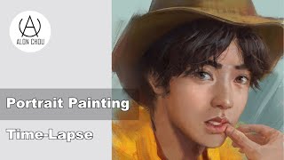 Portrait painting Time-Lapse｜ 肖像縮時