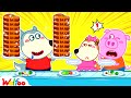 Wolfoo Learns Rules of Conduct at Restaurant with 100 Layers Food Challenge  🤩 Wolfoo Kids  Cartoon