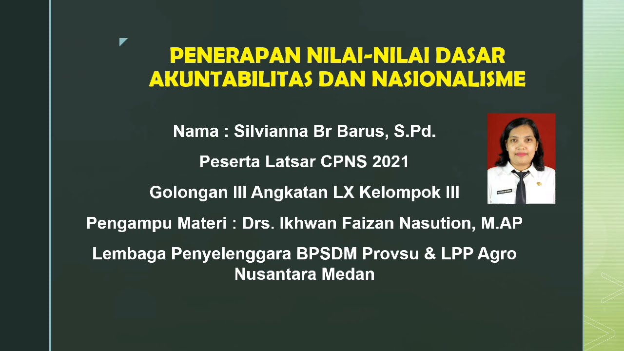 TUGAS AGENDA 2 : PENERAPAN NILAI-NILAI DASAR AKUNTABILITAS DAN ...