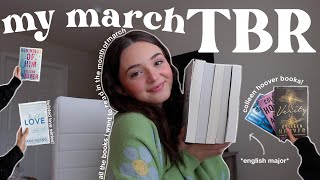MY MARCH TBR 🍀 all the books i want to read in the month of march!