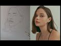 Learn to draw gorgeous girl portrait | loomis method