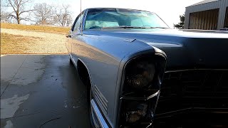 Trying to unseize the engine on the Barn Find 67 Cadillac. Plus, it's 1st Wash!