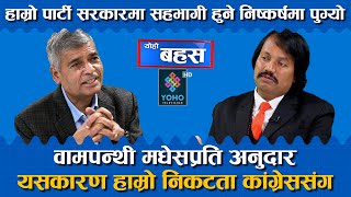 नागरिकता वितरण र मधेसका मागलाई सम्बोधन पहिलो प्राथमिकता || Dr. CK Raut || YOHO BAHAS ||