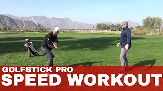 Do this Golfstick Pro WORK OUT 3x a week TO BUILD SPEED