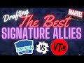 Best Signature Allies - A Marvel Champions Draft with @VillainTheory