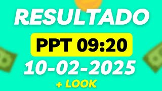 RESULTADO - Jogo do bicho ao vivo -  PPT 09:20  10/02/2025