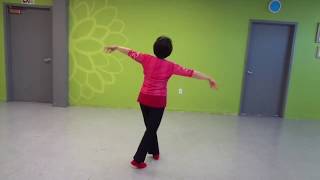 車站 Train Station, 正背面教學演示, Amanda Chan teaching demo, RSC Chinese Dance Class, San Francisco