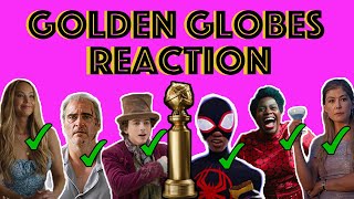 Golden Globe Nominations Reaction/Discussion 2024 | Is The Color Purple in Danger?