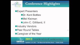 NPDA 2012 Leadership Conference Promotional Webinar