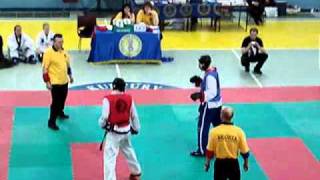 Pol vs Eng Men #1 on MMP TaeKwon-Do Skawina 2006