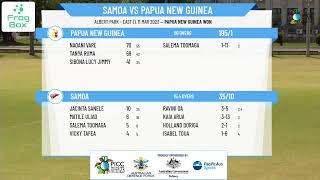 Pacific Island Cricket Challenge - 2023 Women's - Rd2 - Samoa v Papua New Guinea