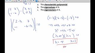 IB MAI HL - 6.07.0 Eigenvectors and Eigenvalues 1